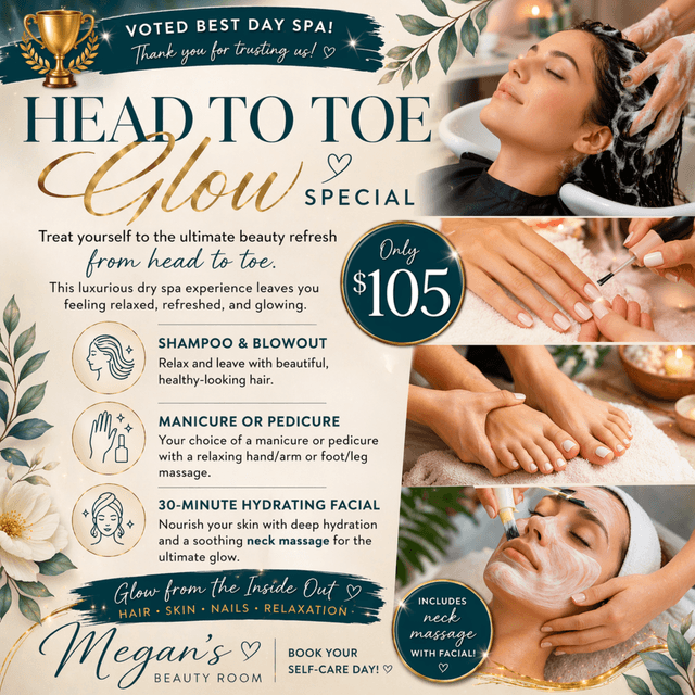 Head to Toe Glow at Megan's Beauty Room in Rifle, CO
