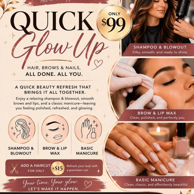 Quick Glow Up at Megan's Beauty Room in Rifle, CO